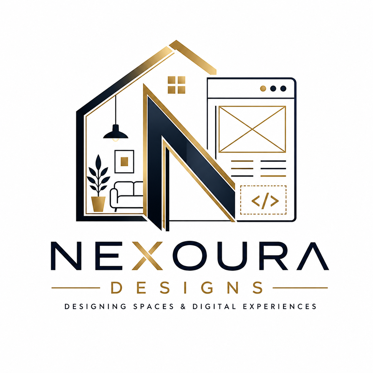 logo nexoura designs