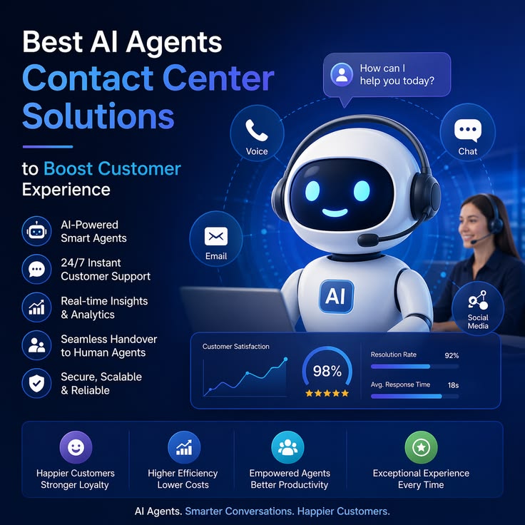 best ai agents contact center solution to boost customer experience