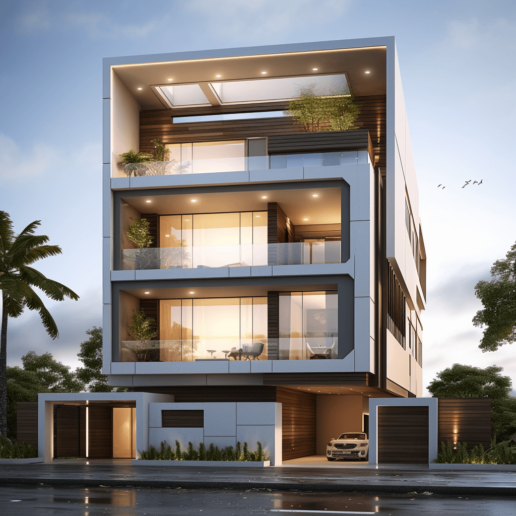 modern 2nd floor house front elevation designs for double floor